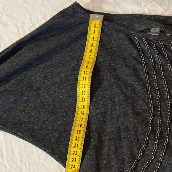 Nikibiki Black Blouse with Silver Accents - Picture 11 of 12